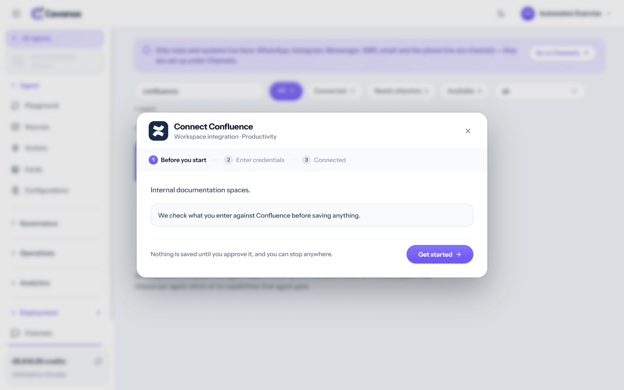 Click Get started.